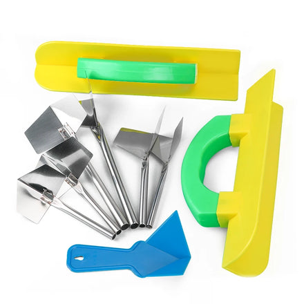 Bricklayer Plastic Yin Angle Tool Mason Yin and Yang Angle Tool Pull Angle Tool Trowel Leveling Powder Wall Plastering