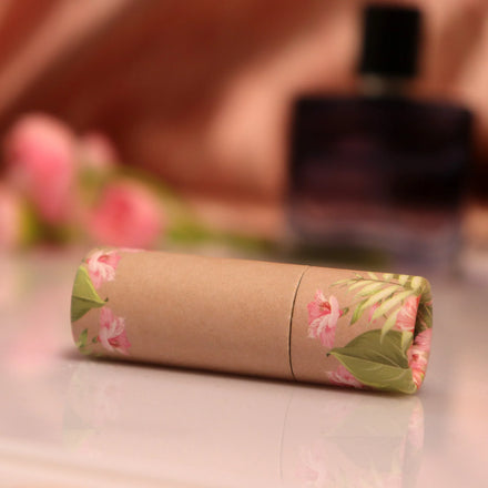 Top Grade Recycled Kraft Biodegradable Skin Care Lip Balm Lipstick Twist-Up Push-Up Paper Tube Customizable Eco-Friendly