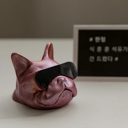 Mini Bullfighting Head Animal Silicone Mould 3D Frenchie Puppy Candle Silicone Mold Ornament French Bulldog Candle Mold
