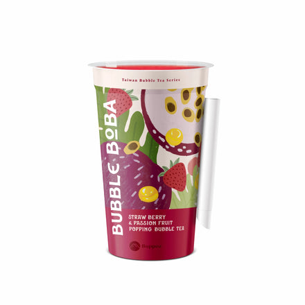 Buppoz 480ml Popping Boba Tea Read to Drink