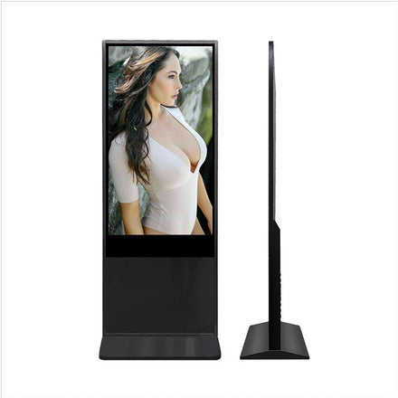 55 Inch Indoor Floor Screen Wifi Touch Screen Kiosk Sinage Display Digital Signage Lcd Advertising Player Digital Totem
