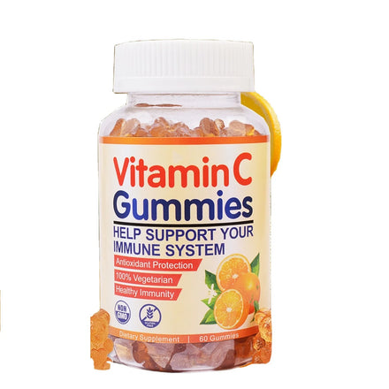 Hot Selling Whitening And Immune Sea Moss Cranberry Anti Oxidant Gummy Gummie Skin For Toddlers Vitamin C Gummies Under 5