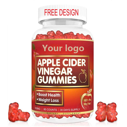 OEM ODM Metabolism Booster With The Mother Sugar Free 10 Sweets Slimming Weight Loss Apple Cider Vinegar Gummies Vitamins