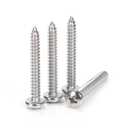 M2 M3 M3.5 M4 M5 M6 Phillips Pan Head Self Tapping Screws Stainless Steel Wood Screw