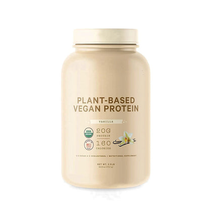 Private Label Raw Vegan Organic Plant Based Iron Vitamin B6 Protein Powder for Daily Supplement
