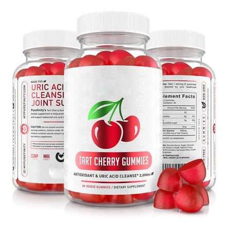 Hot Selling Uric Acid Cleanse Powerful Extract Pills Soft Gels Tart Cherry Gummies for Sleep