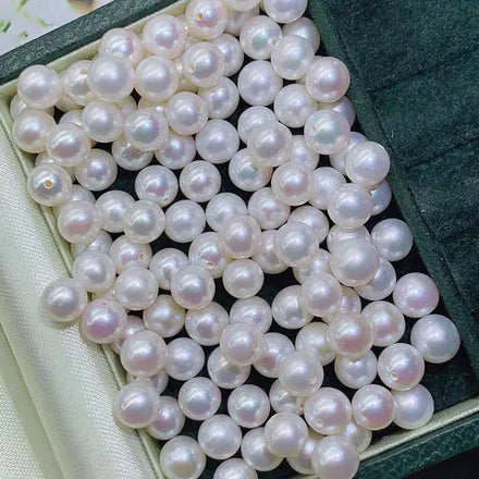 Certified ZZBKZ008 Supply Freshwater Pearl 2 3Mm Round Aa Pearl Beads Loose Half Drilled Pearl Factory Wholesale