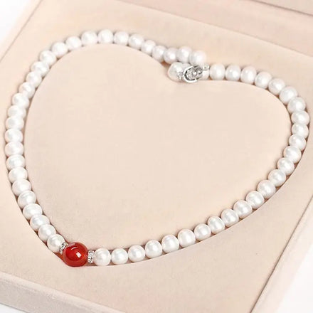 Certified 2020 Fashion Bridal Gift Box Diy Large Color Pearl Necklace Set