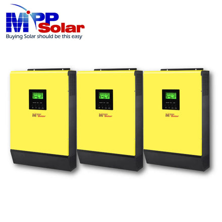 HV V2 6048*3 18000W 48V 430V MPP Solar 3 Phase Pure Sine Wave Single Power Inverter 450V MPPT Solar Charger 180A DC 97-99% CE