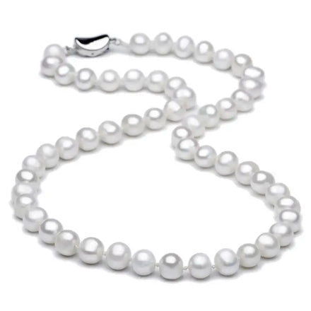 Certified ZZXL-N0003-01 New Design Handmade Whitepearl Necklace Sorority Jewelry for Girl Women