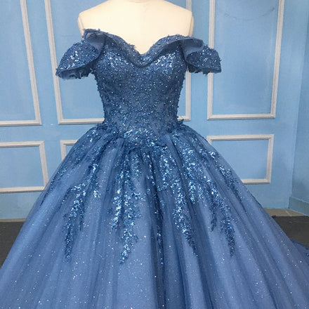 9789 Custom Made A-Line Off Shoulder Backless Evening Dresses Formal Evening Gowns
