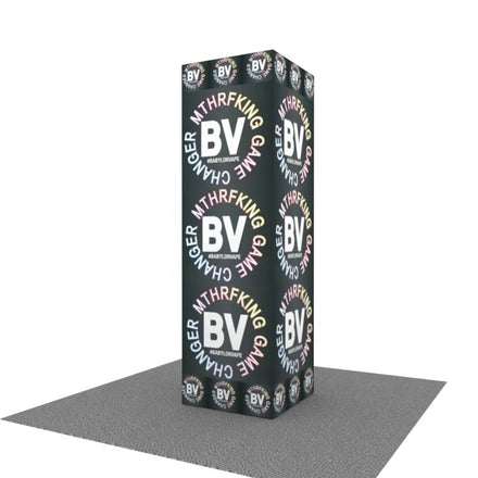 Promotional Easy Install Expo Fair Exhibition 3x3x10ft Portable Aluminum Polyester Tension Fabric Trade Show Booth Display