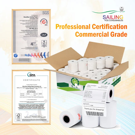 Excellent Top Supplier Thermal Paper Factory Speclize in Thermal Paper 57mm*40mm80*80mm