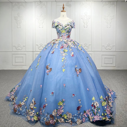 9942 2022 Fashion Elegant Woman Evening Gown Plus Size Applique Long Formal Evening Dress