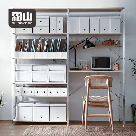 SHIMOYAMA High Quality Plastic Composable Home Office Under Desk File Sundries Drawer Storage Box Organizer With Different Type
