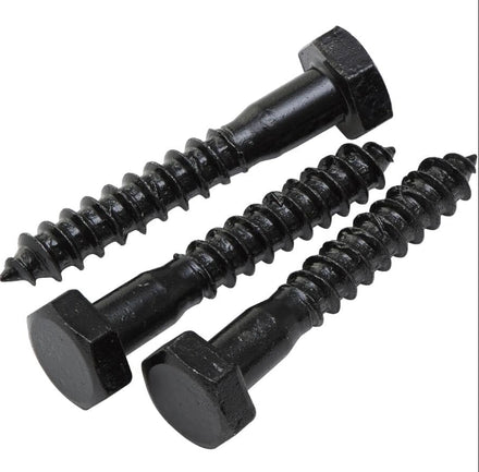 304 Stainless Steel 5/16 X 3Zinc Galvanized Black Hex Head Lag Screw