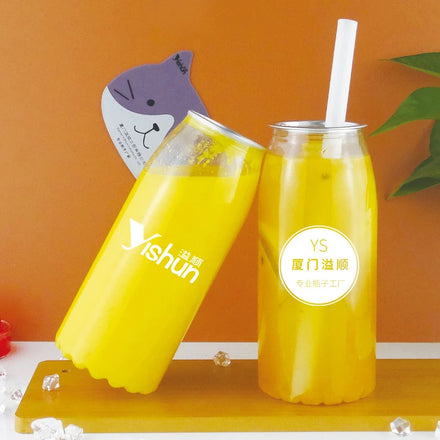 Plastic Fruit Juice Bottles PET Food Packaging 1 Liter /500ml/520ml/600ml/650ml