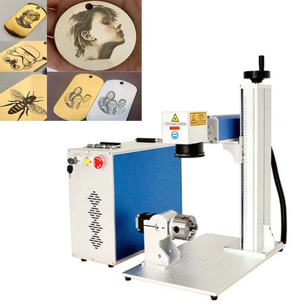 Custom  Necklace Photo Name Necklace Metal Plastic Bottle Ring   Engraving Fiber Laser Marking Machines