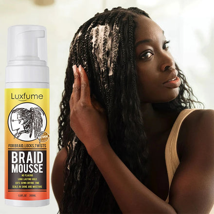Braid Mousse Private Label Strong Hold Anti Frizz Braiding Moisturizing Hair Mousse for Braids