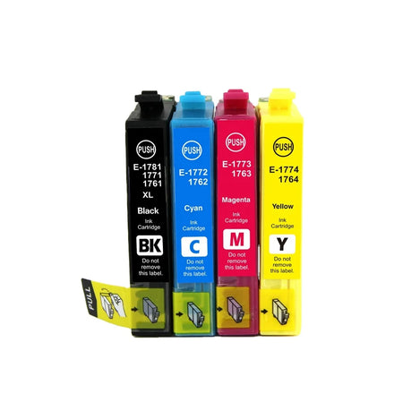 Tatrix T1771 T1772 T1773 T1774 17XL Color Compatible Printer Ink Cartridge for Epson Expression Home XP-202