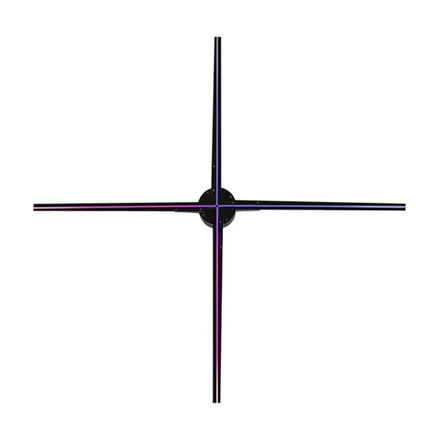 3D Outdoor Holographic Advertising Display Projector OEM Hologram Fan for Education Indoor Use