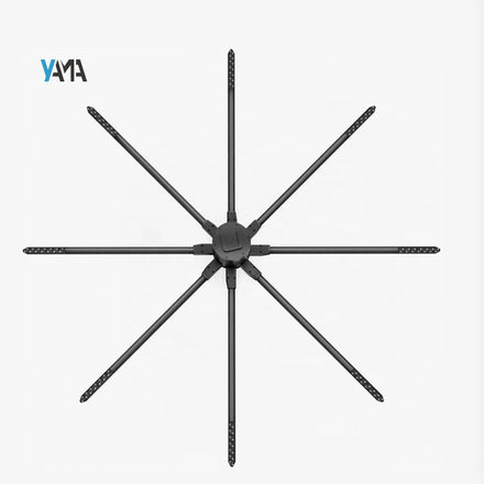 Other Advertising Equipment 8 Blades 180cm Holographic 3D Display LED Fan