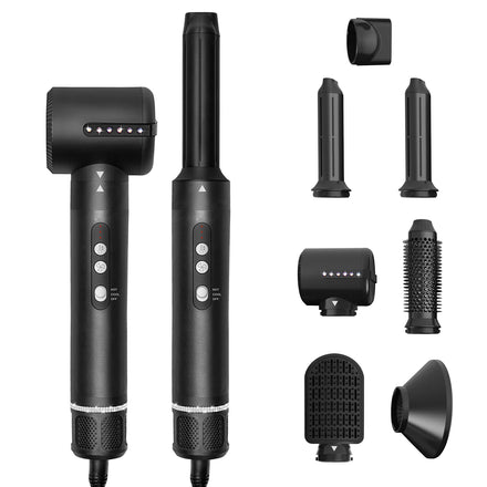 7 in 1 Hair Dryer Nozzle Diffuser Hot Air Brush Straightener Comb Curler Blow Dryer One Step Multistyler Air Styler 5 6 7 8 in 1