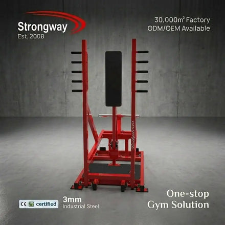 Commercial Adjustable Plate Loaded Standing Chest Press Machine Heavy Duty 3.0mm Thickness Strongway DH71 CE Certified 180kg for