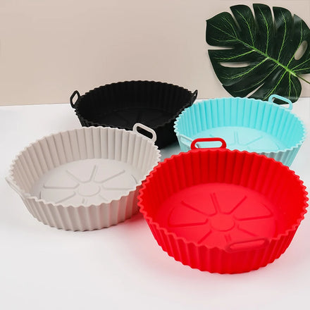 Trendy Multifunction Basket Supplier Food BPA Free Reusable Recycling Round Liner Silicone Pot Air Fryer