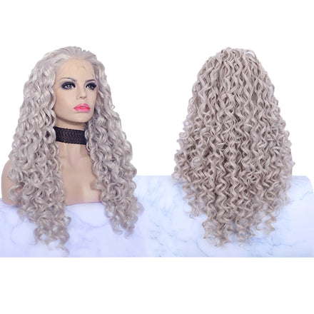 Human Hair Quality Wholesale Futura High Temperature Cosplay Synthetic Wigs Drag Queen Hair Lace Front Wigsn for Black Women