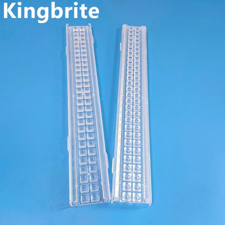 280mm Length 56 Leds Plano-Convex Aspheric PMMA Lens 60 Degree SMD2835 SMD3030 Led Linear Light