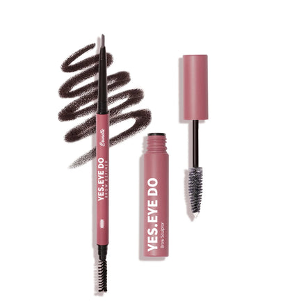 Eyebrow Pencil & Eyebrow clear Gel Tint Brow Shaping Kit Waterproof Slim Eyebrow Pencil Brow Set Custom logo Brow Pencil OEM