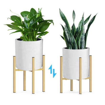Fit 10 to 16 Inches Adjustable Metal Stand Plant Stands for Indoor Plants Metal Display Stands