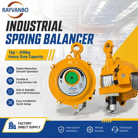 Cable Reel Retractable Spring Loaded Tool Balancer 3kg-5kg 5~9kg 9~15kg 15~22kg Hand Tool Hanging Fishing for Hedge Trimmer Cars