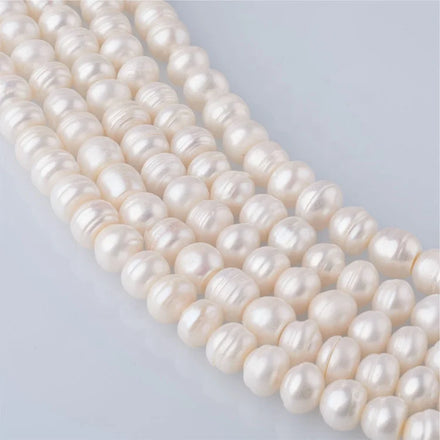 Wholesale a Grade Natural Loose Bead Freshwater Pearl for Jewelry Making Necklace Earrings