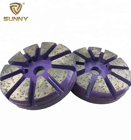 Sunny Tools Metal Bond Diamond Grinding Wheel 6#-220# Grit for Concrete Grinder Terrco Segment Floor Grinding Tools