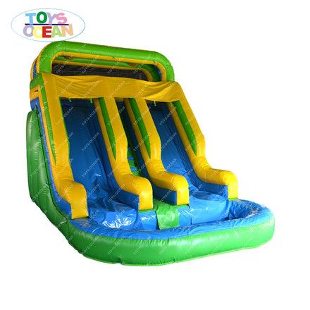 Outdoor Playground Large Inflatable Water Slide with Pool for Home & School Use PVC Material 3-Year Warranty