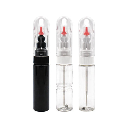 2 in 1 20ml Anti-UV Rays Black Car Auto Motorcycle Bicycle Wall Wood Furniture Touch up Paint Pen Bottle