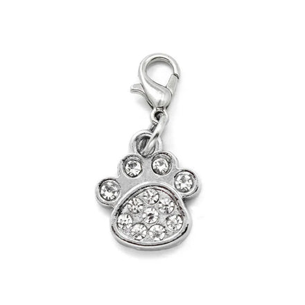 Wholesale Decoration Collar Tag Pet Dog Paw Pendant Charms