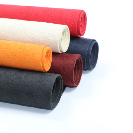 Suede Microfiber PU Upholstery Fabric for Cowboy Handbags Fashion Faux Goat Leather-Decorative Furniture & Bag Use