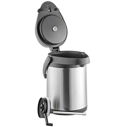 Insulated Thermal Cup Lined Airpot Coffee Thermos Pot Modern HANDGRIP Lever Stainless Steel 2.5L-5L Sliver Eco-Friendly 6-12
