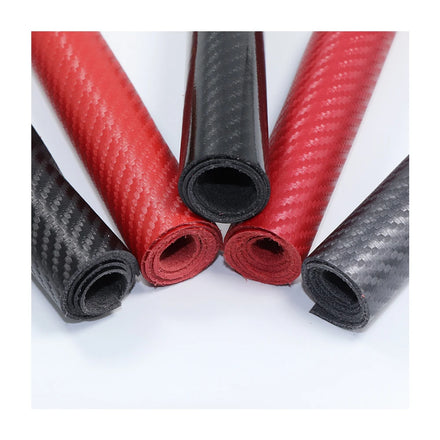 Beautifully Carbon Fiber Pattern PU Leather Faux Leather for Car Steering Wheel Car Seat Sofa-Decorative Water Resistant