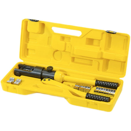 YQK-70 6T Hydraulic Crimping Tool Kit With 8 Dies Carry Case for Wire Lug Cable 4-70mm