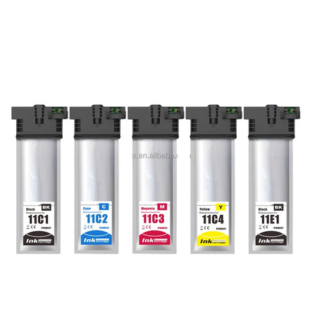 Tatrix T11C1 T11C2 T11D1 T11D2 T11E1 Compatible Printer Ink Bag Cartridge for Epson WorkForce Pro WF-C5390DW/WF-C5890DW Printer