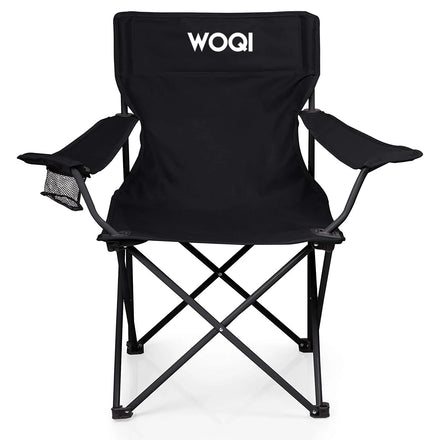 WOQI Modern Design Outdoor Folding Chair Wonderful Ultralight Metal for Garden Park Sea Beach Camping with Logo for Gym Use