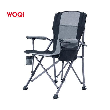 WOQI Custom Iron Lightweight Portable Modern Folding Outdoor Beach Camping Mania Chair