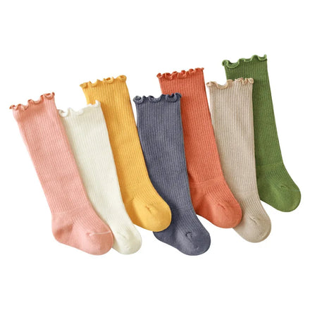 Baby Socks Spring and Autumn Thin Breathable Elastic Ankle Loose High Hose