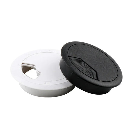 Plastic Cable Box Cable Box Round Cable Box Desk Accessories Threading Hole Computer Desk Accessories Plastic Hole Cover Plate
