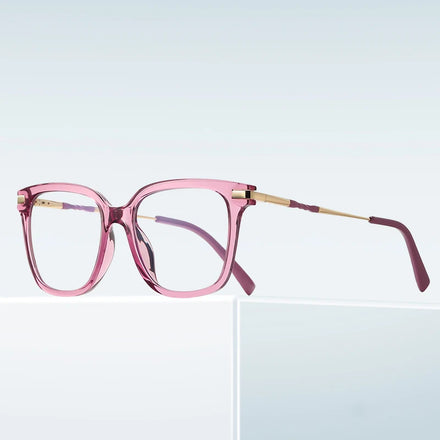 Ready Stock Trendy Eyeglasses Frame for Men and Women Blue Ray Blocking Optical Glasses Custom Logo Eyewear Frame