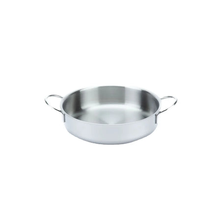 2025 New Eco Stainless Steel Ergonomic 12 cm Induction Ready Oven Safe Mirror Polished Side-Handles Classic Kitchen Stocked